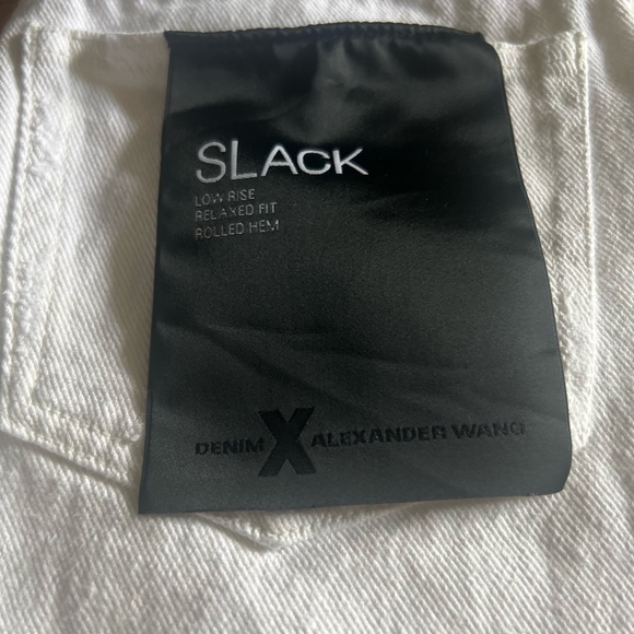 Alexander Wang Boyfriend Slack Cropped Denim Jeans - Picture 4 of 11